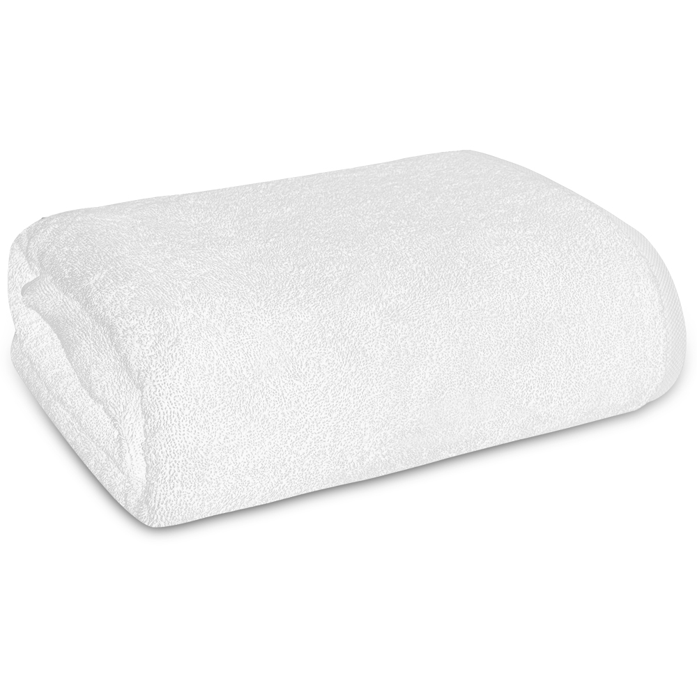 arli-handtuch-weiss ARLI Handtuch Weiss - 100% Baumwolle