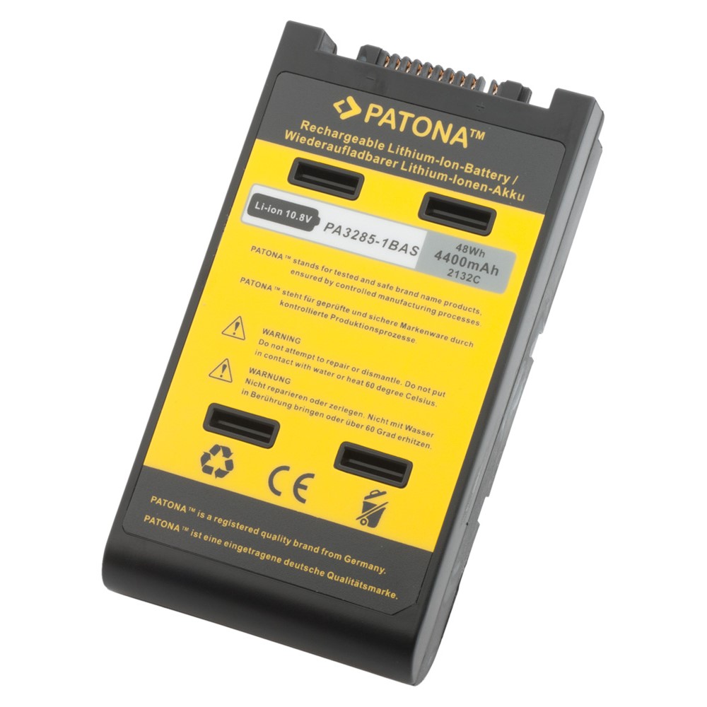 Akku Toshiba Tecra A1 Dynabook A9 A1 Satellite J60 Qosmio E10 Satellite A10131 4400 mAh original arli patona ersatzakku laptop notebook PA3284U/1BAS PA3284U/1BRS PA3284U1BAS PA3284U1BRS PA3285U/1BAS PA3285U/1BRS PA3285U/2BAS