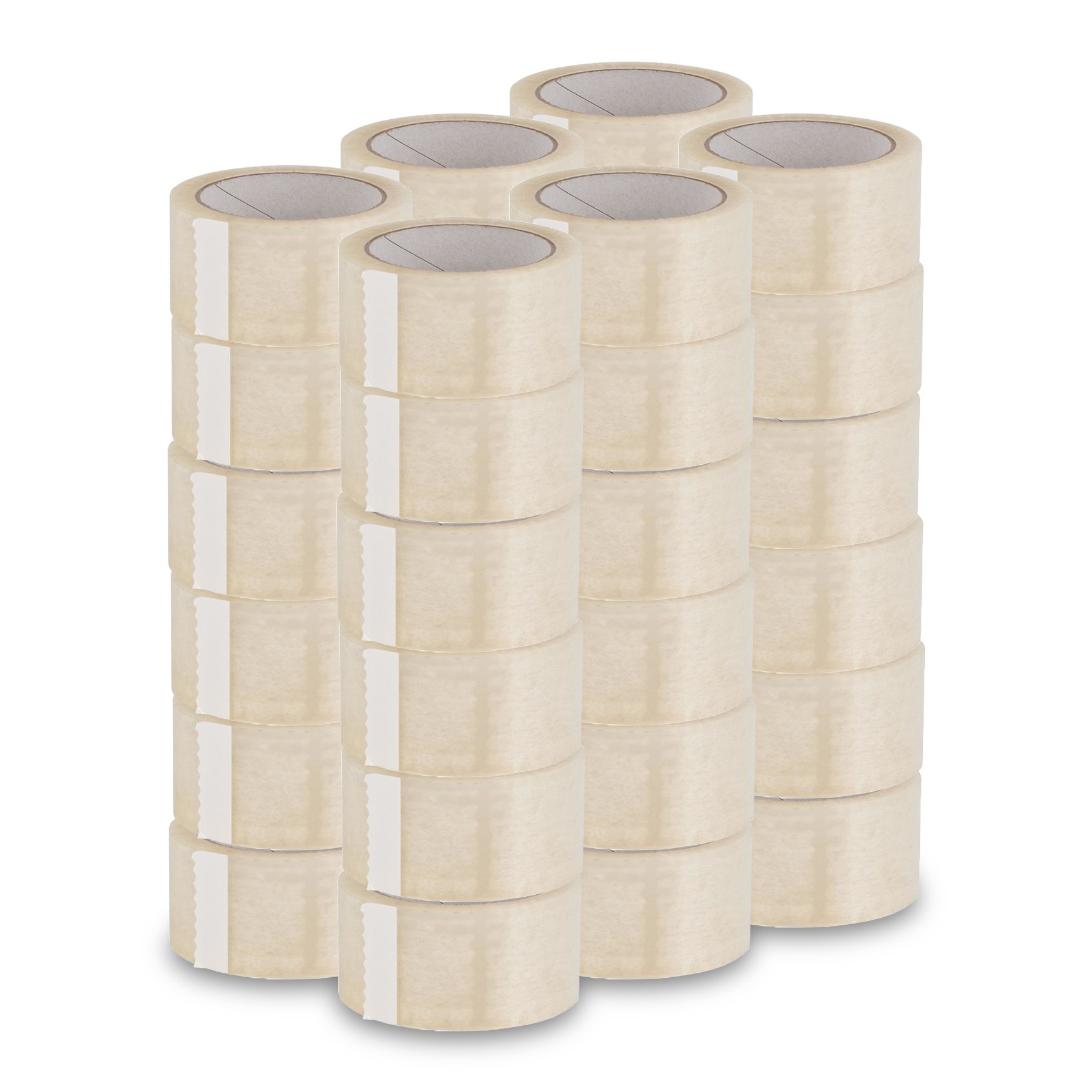 36x Klebeband 48 mm x 66 m leise abrollend transparent Paketband Packband