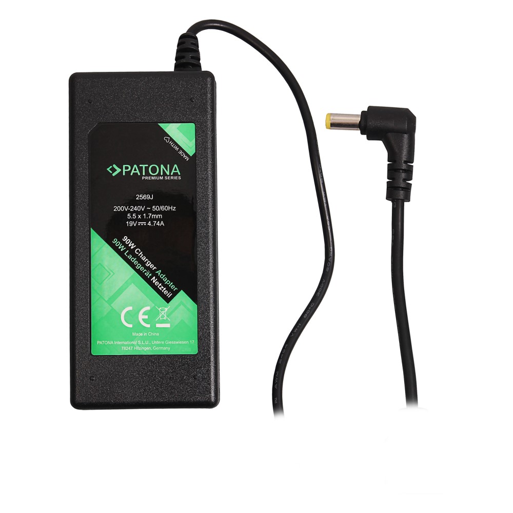 2569-2 PATONA Premium Netzteil 19V 4,74A 90W für Acer Travelmate 2400 2410 2430 2440 2490 arli notebook laptop Aspire Ferrari AP.09001.002 AP.09001.005 AP.09001.010 AP.09001.012 AP.09003.011 AP.09006.004 AP.09006.006
