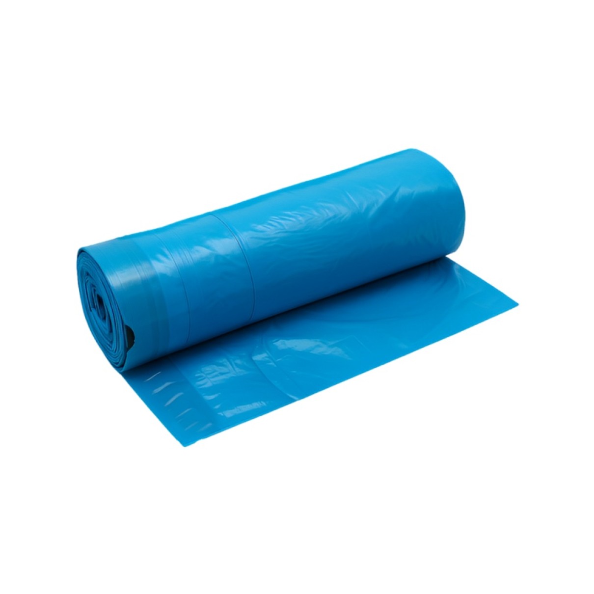 ARLI 25x Zugbandsack 120L LDPE Müllsack 700 x 1000 mm blau Typ 60 mit Zugbandverschluss