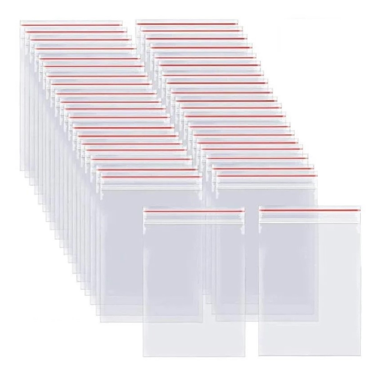 zip-beutel 100x Druckverschlussbeutel 100 x 150 mm LDPE Schnellverschlußbeutel Zip Beutel transparent