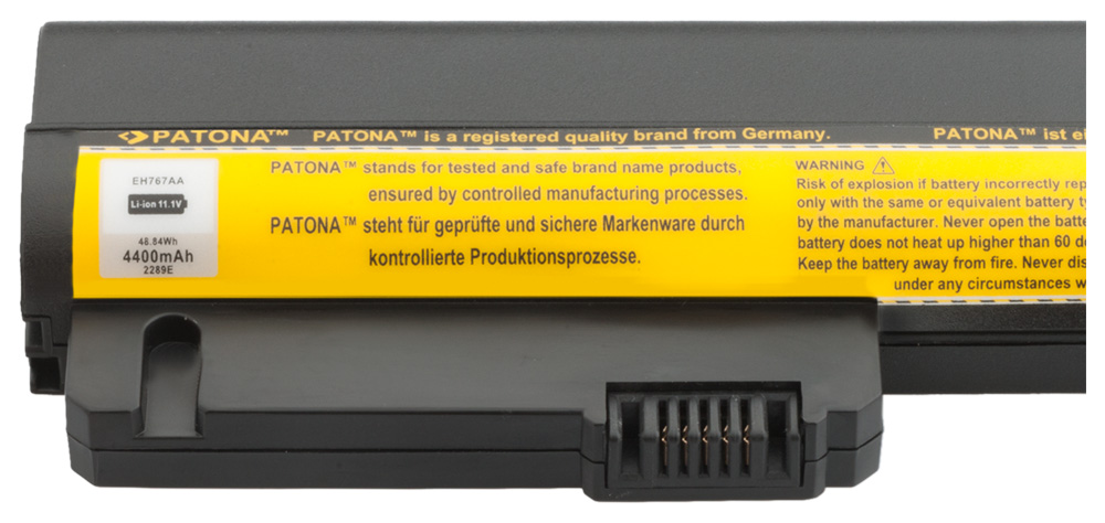 Akku HP 2533t EliteBook 2530p 2540p Compaq 2400 2510p nc2400 EH767AA 4400 mAh original arli patona laptop notebook EH767AA EH768AA HSTNN-DB22 HSTNN-DB23 HSTNN-FB21 HSTNN-XB21 RW556AA 404887-241 404888-241