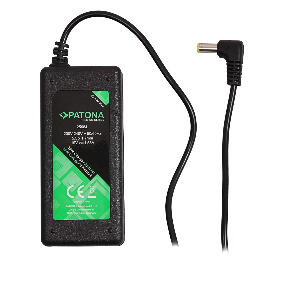 2568-2 PATONA Premium Netzteil 19V 1,58A 30W für Acer Aspire One A110 A110L A150 A150L A150X arli notebook laptop Aspire One A110 a110l a150 a150l a150x a 150 a 110 ladegerät strom