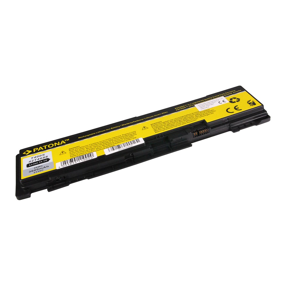 Akku Lenovo ThinkPad T400s 2801 2808 2809 2815 2823 2824 2825 T410s 3600 mAh original arli patona ersatzakku laptop notebook 42T4688 42T4689 42T4690 42T4691 51J0497 3600mAh