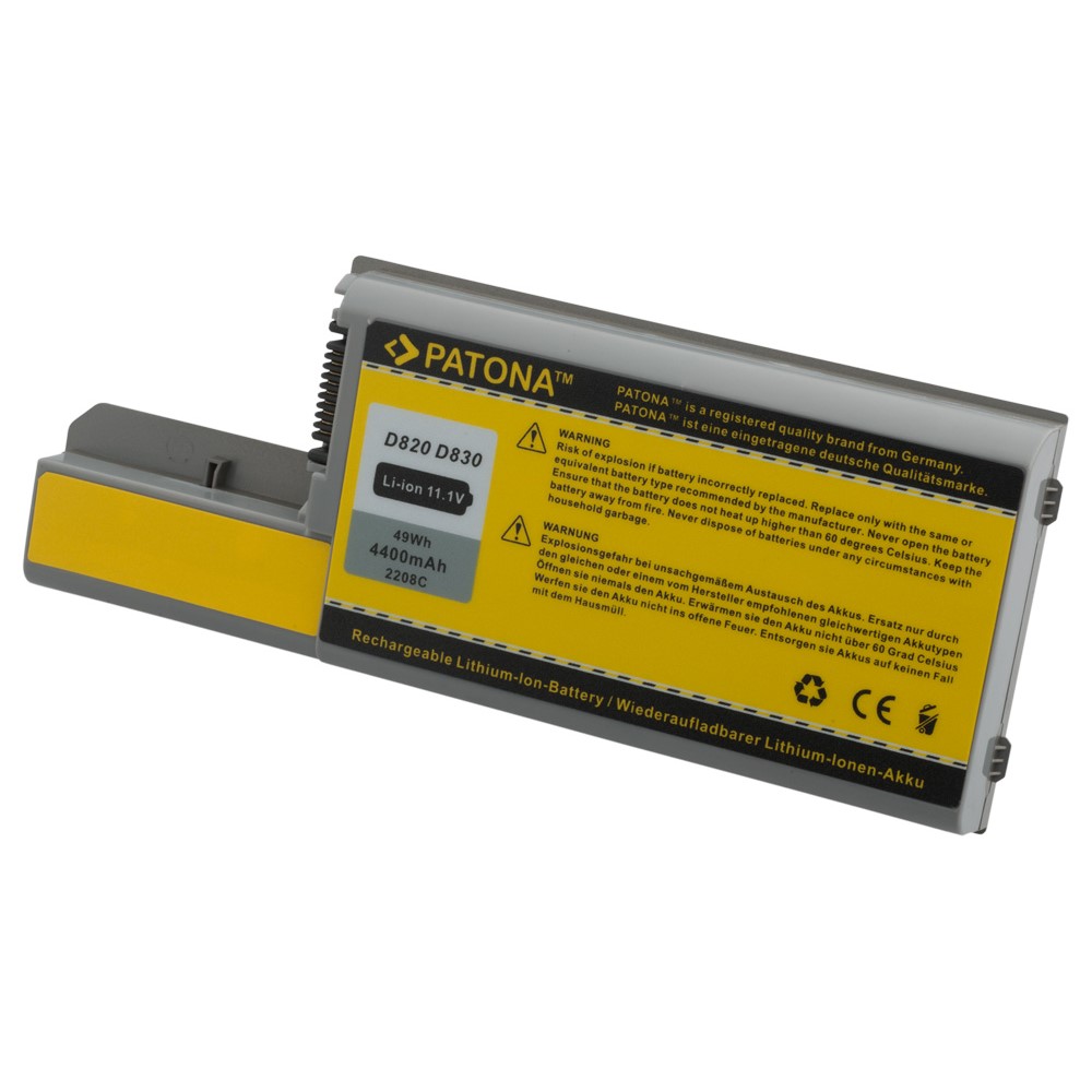 akku-dell-d820-2208-1 Akku Dell Latitude D531 D531N D820 D830 Precision M4300 M65 4400 mAh CF623 CF704 CF711 original arli patona ersatzakku laptop notebook Batterie CF623 CF704 CF711 DF192 DF249 XD739 YD623 YD626 3120393 3120394