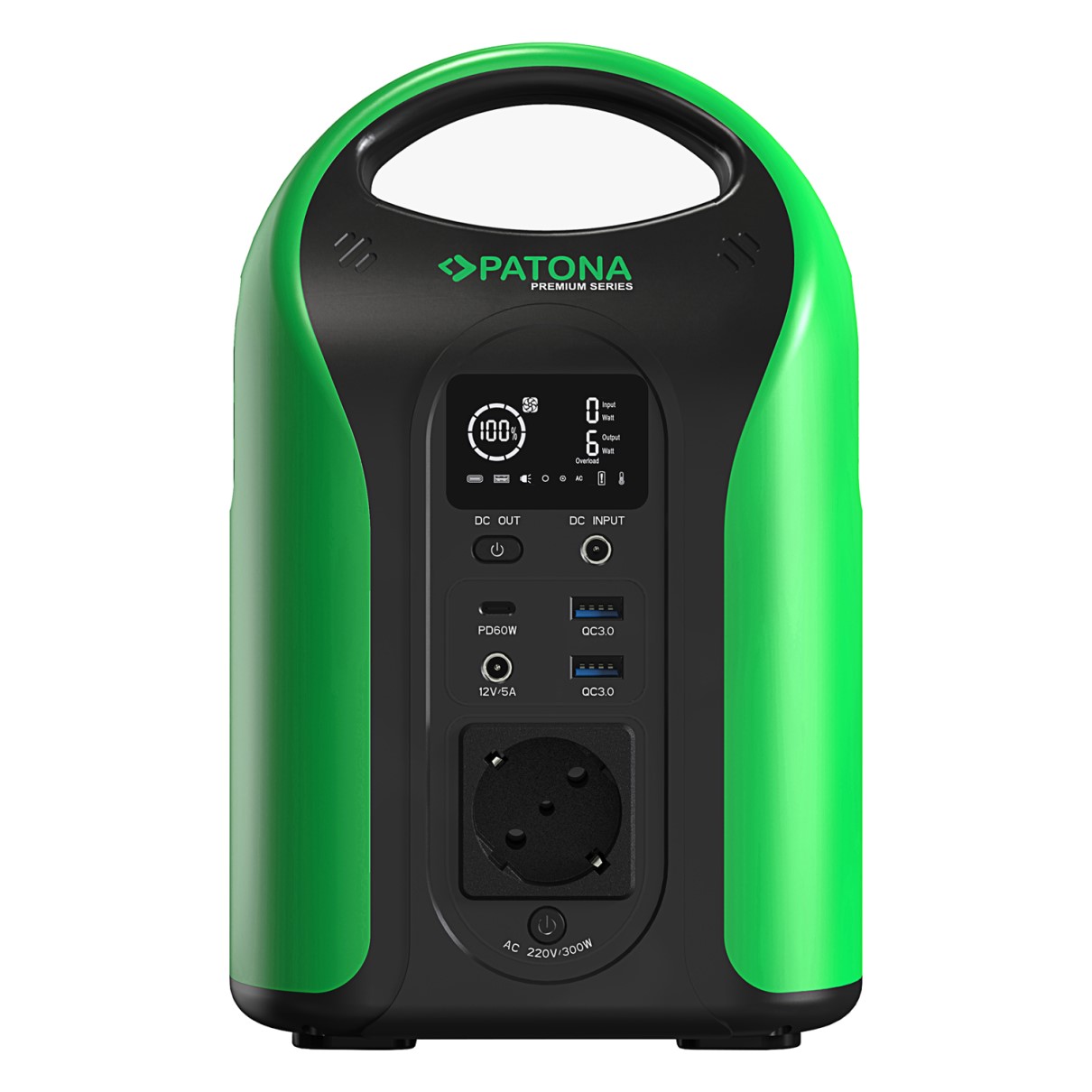 Tragbare Powerstation Outdoor 300 / 300W 283Wh PD60W mit AC / DC / USB Ausgang