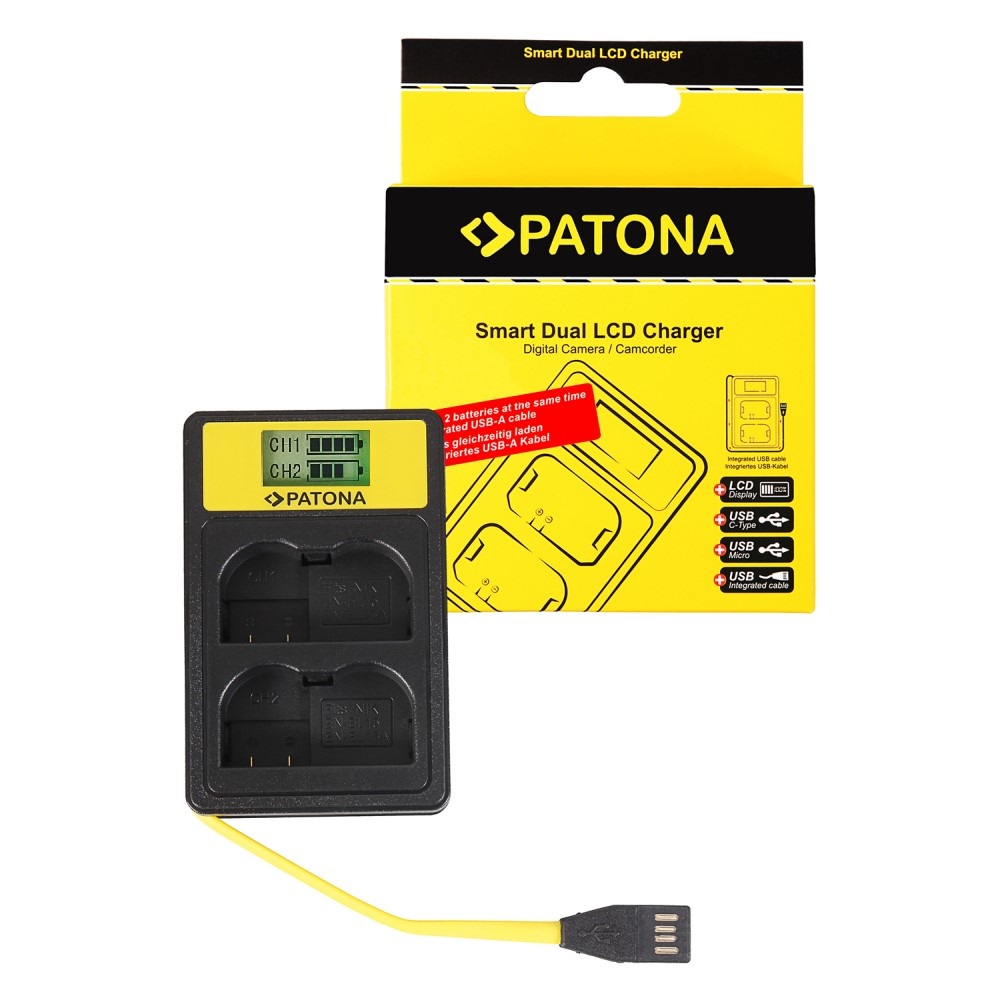 Patona Platinum Akku 2 set Nikon EN-EL15b D7000 D7100 D600 D610 D800 D800E D810 D850 Z7 V1 akkus 2040 mAh 2040mAh patona arli set original 100% kompatibel originale original smart Dual LCD USB ladegerät Lade Gerät Lader lader ladestation statio