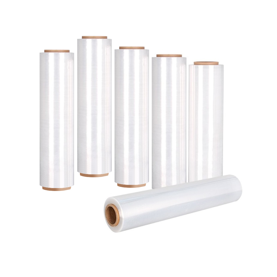 stretchfolie-paletten-arli 6x Stretchfolie 500mm x 250m transparent Palettenfolie Verpackungsfolie Handstretchfolie