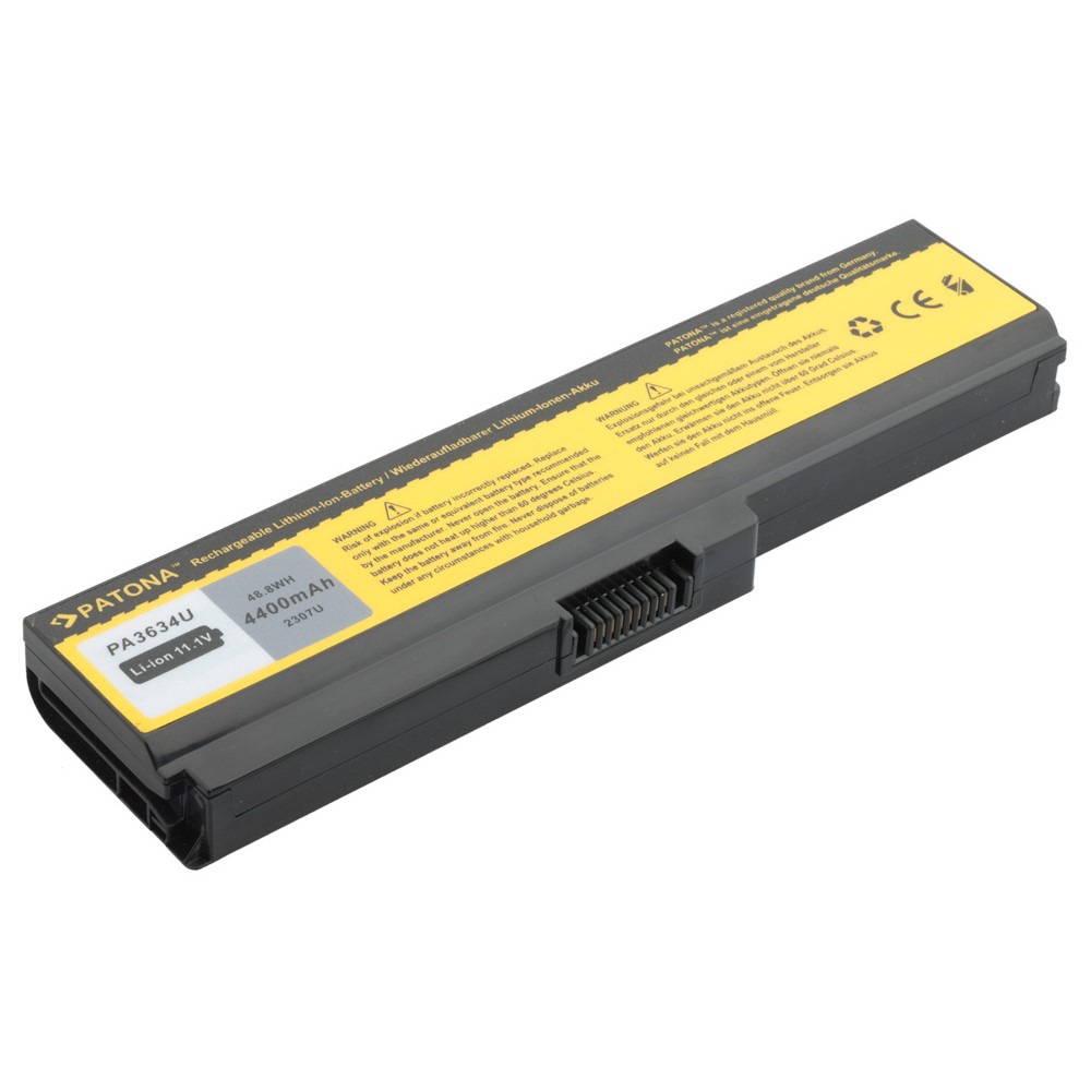 Akku Toshiba PA3634 Equium U400124 U400145 U400146 PA3634 PABAS117 4400 mAh original arli patona ersatzakku laptop notebook PA3634U1BAS PA3635U1BAM PA3635U1BRM PA3638U1BAP PABAS118 U400-124 U400-145 U400-146