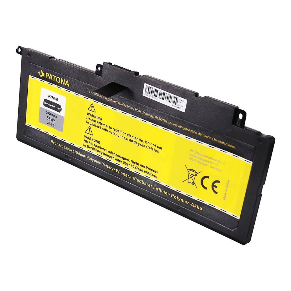 Akku Dell Inspiron 17 7737 15 7537 3900 mAh F7HVR T2T3J G4YJM 062VNH original arli patona ersatzakku laptop notebook batterie battery 3900mAh ersatz akkus 