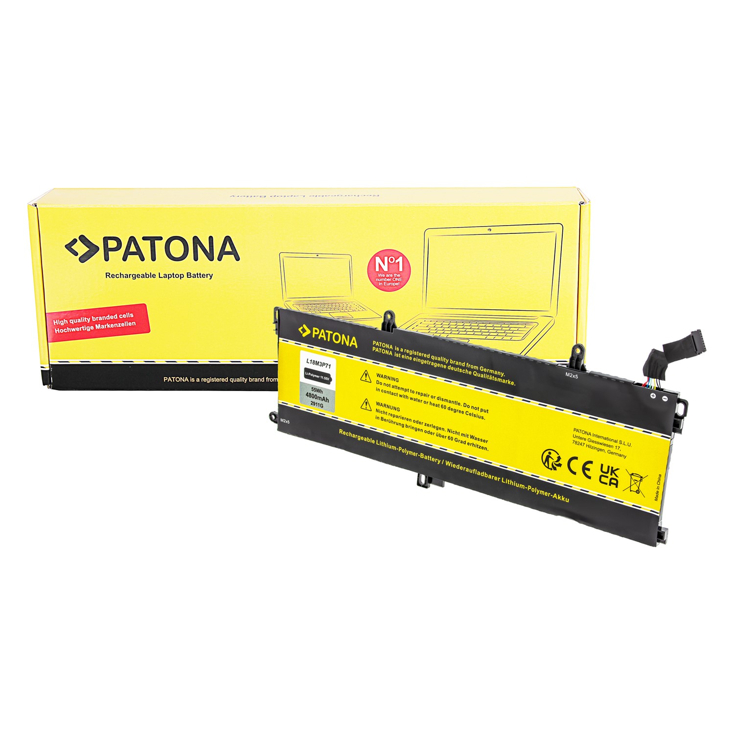 Akku für Lenovo L18M3P71 5B10W13914 SB10T83157