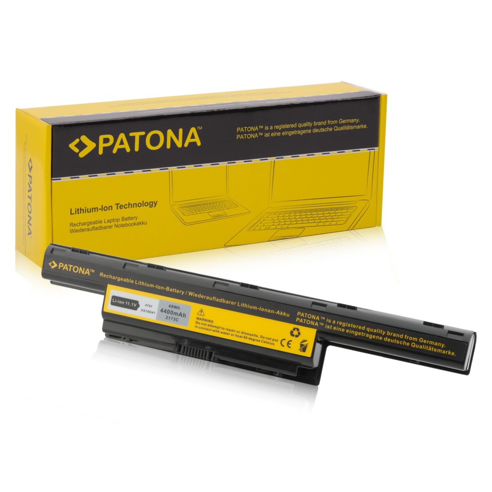 2173-5 PATONA Akku Acer Aspire 4551 4315 5741 6073 4551 2615 2614 arli Gateway NV Packard Bell EasyNote 4000 5000 serie AS10D41 AS10D31 AS10D3 EAS10D61 AS10D71 31CR19/65-2 31CR19/652 BT.00607.125 BT.00603.111, BT.00606.008 BT.00607.127
