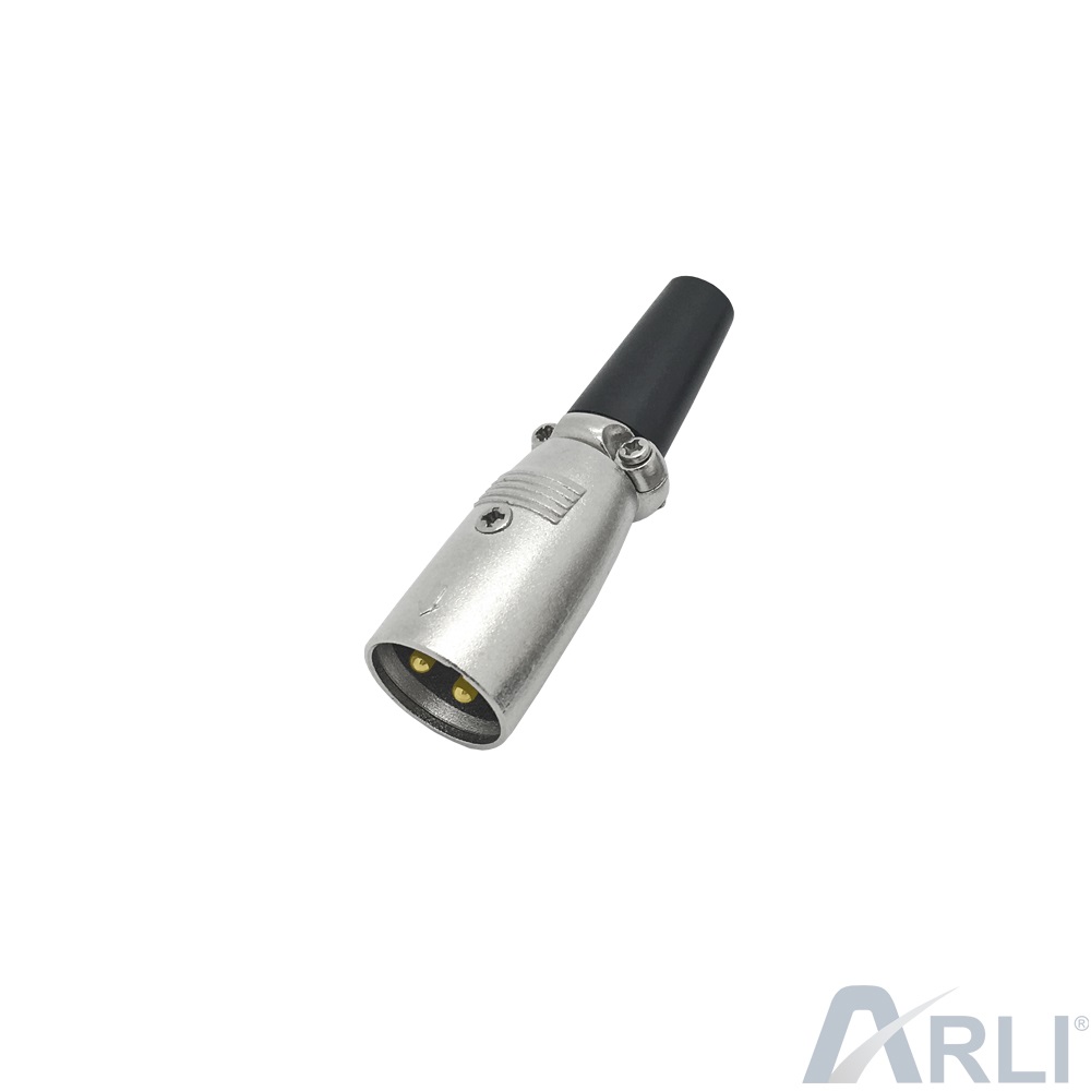 1125 ARLI XLR-Stecker 3 polig mit Zugentlastung