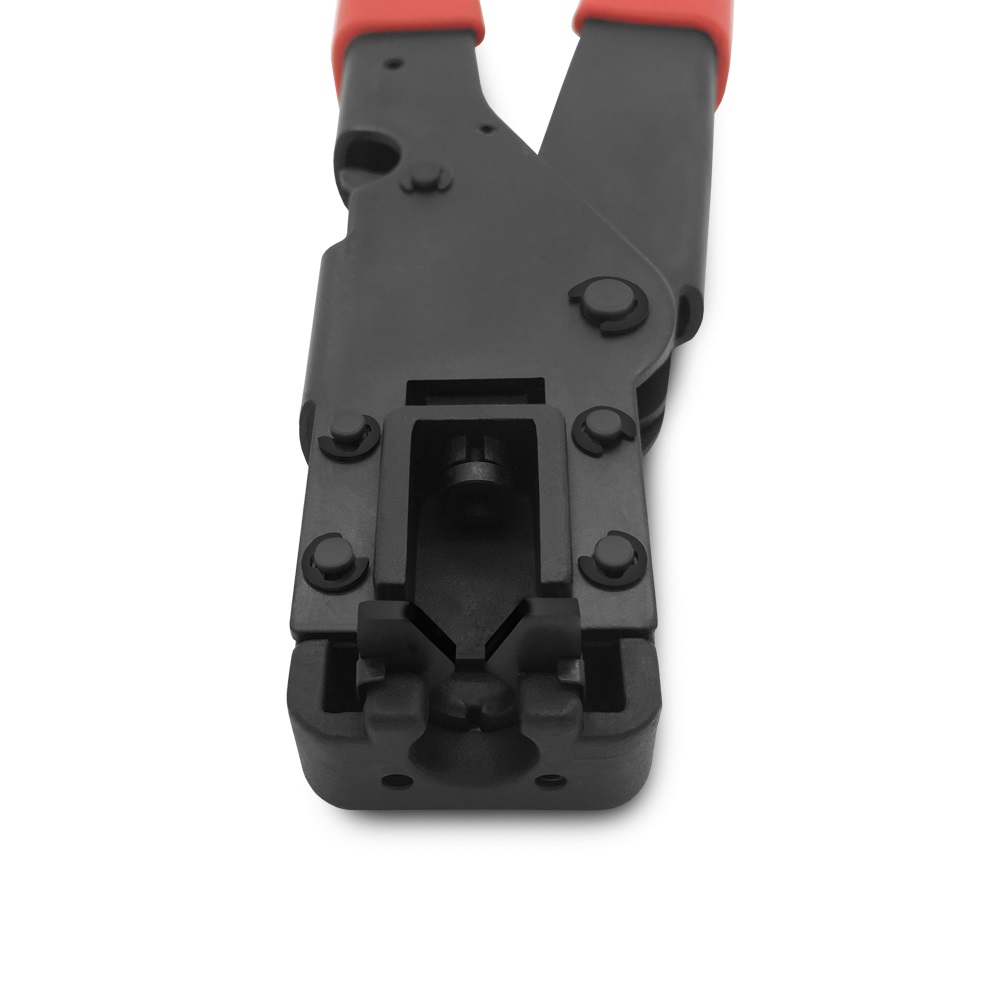 Kompressionszange-3 50m Koaxialkabel max. 135dB + Kompressionszange + Abisolierer + 50x Stecker Kabel 135dB satelliten kabel digitaltauglich konfektionierte TV-Kabel DVB-S DVB-C DVB-T 4-fach 5fach schirmung meterware verlegekabel Adapter doppel schüssel 130db 120db 110db Wei