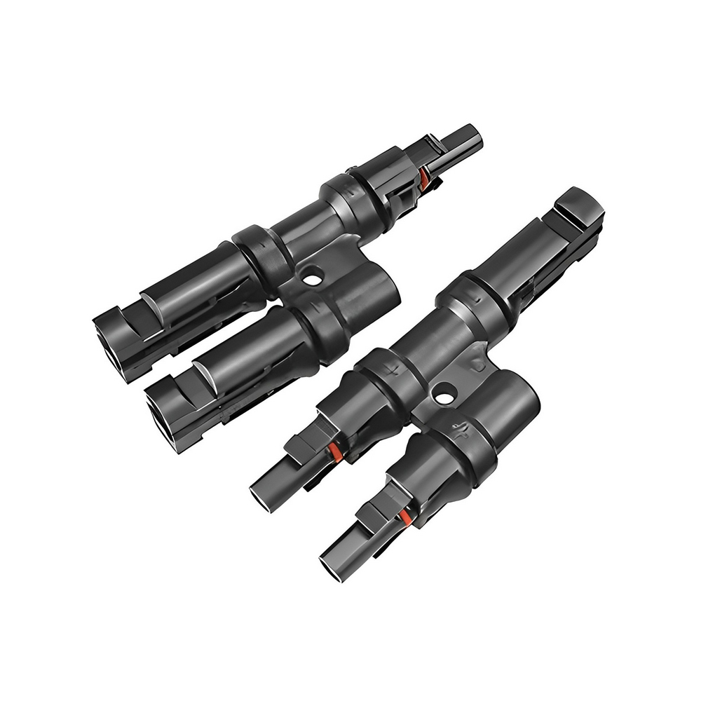 1334-arli Y Stecker 2 fach paar MMF + FFM Solarstecker Abzweigverbinder Y-Stecker Verteiler Adapter