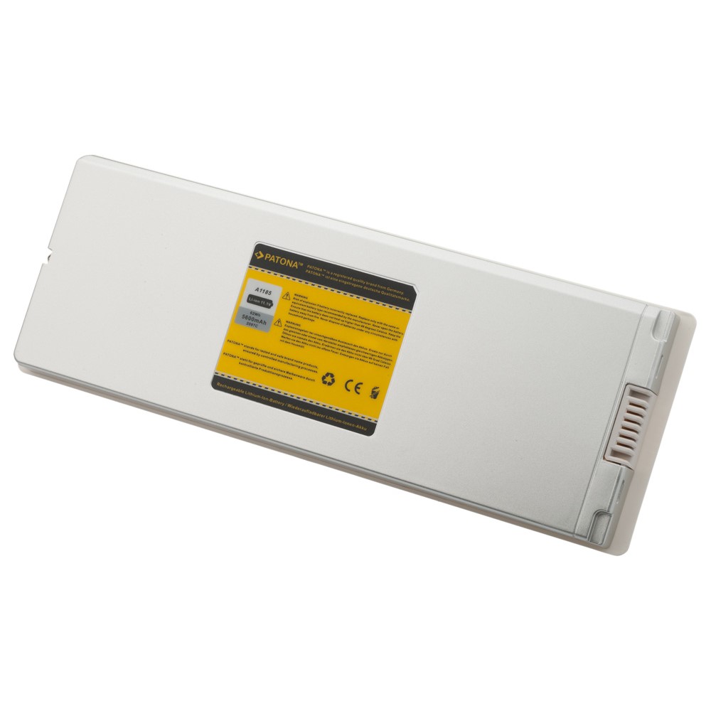 akku-apple-a1185-2097-1 arli patona  A1185 MA561 MacBook 13 MA254 MA255 MA699 MA700 Mid 2009 5600 mAh Mac Book Laptop batterie Battery ersatz kompatibel original mac book 13" zoll MA561FE/A MA561FEA MA561G/A MA561GA MA561J/A MA561JA