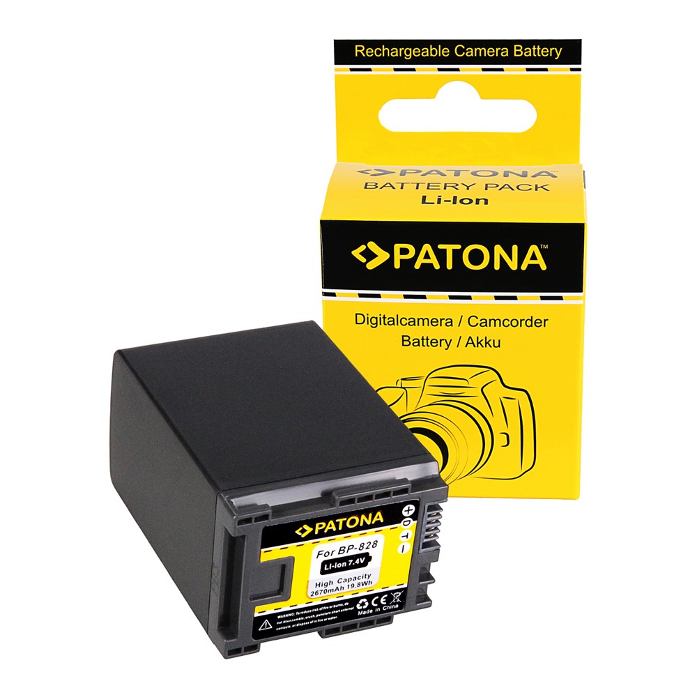 1195-1bTU0e9DBc4ka3 Akku für Canon BP-828 BP827 HF-G30 XA20 XA25 LEGRIA HF G30 G25 G20 G10