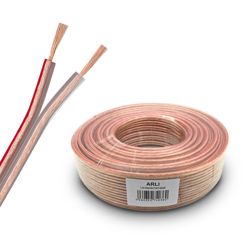 1070-1 Lautsprecherkabel-Boxenkabel-Kabel-Bananenstecker-Bananenbuchse-Lautsprecher-Boxen-ARLI