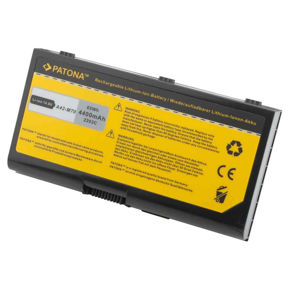 Akku Asus A32-F70 A41-M70 A42-M70 L0690LC L082036 F40 G71 G72 M70 N70 N90 X71 4400 mAh original arli patona ersatzakku laptop notebook P0004440 07G0165A1875 07G016WQ1865 15G10N3792T0 15G10N3792Y0 15G10N3792YO