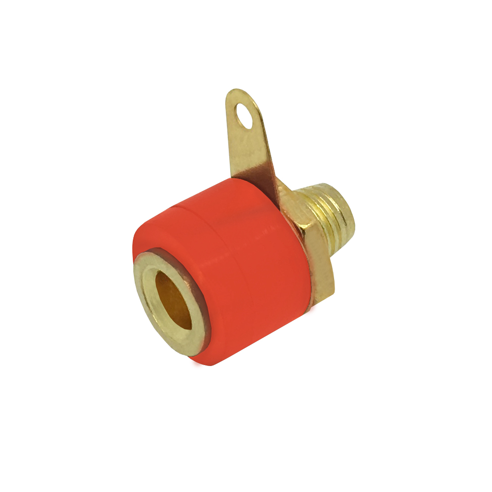 Bananenbuchse-rot Bananenstecker-Bananenbuchse-Bananen-Stecker-Buchse-vergoldet-rot-schwarz-ARLI