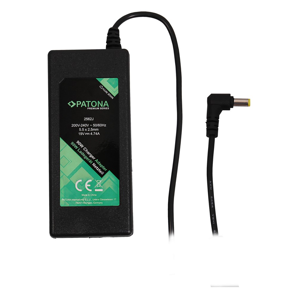 2562-2 PATONA Premium Netzteil 19V 4,74A 90W Acer Aspire Travelmate Extensa Medion PA-1900-05 PA-1750-02 LC.ADT01.001, LC.ADT01.002, LC-ADT01-003, LC.ADT01.003, LC.ADT01.004, LC-T2801-006, LC.T2801.006 N18664