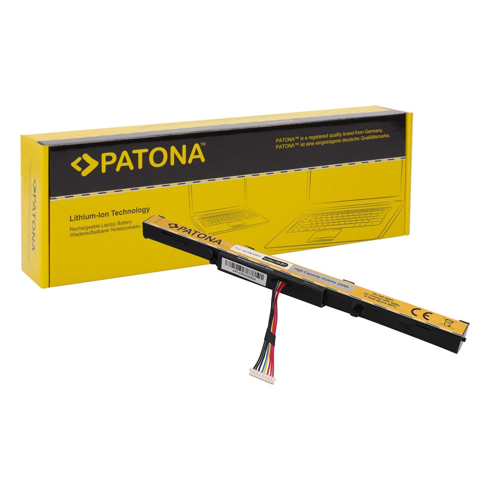 2822-1 Akku Asus ROG GL752VW GL752JW GL752VL N552VX N752V N752VW N752VX A41N15010 2200 mAh original arli patona ersatzakku laptop notebook 2200mAh batterie N552 GL752 N552V N552VW N552VW-1A
