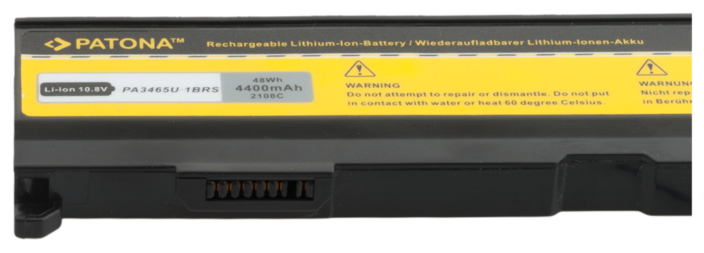 Akku Toshiba L100 Dynabook AX55A TW750LS Equium 173 Satellite 122 Pro 134 4400 mAh original arli patona ersatzakku laptop notebook PA3451U 1BAS 1BRS PA3457U PA3457U PA3465U PABAS067 PABAS069