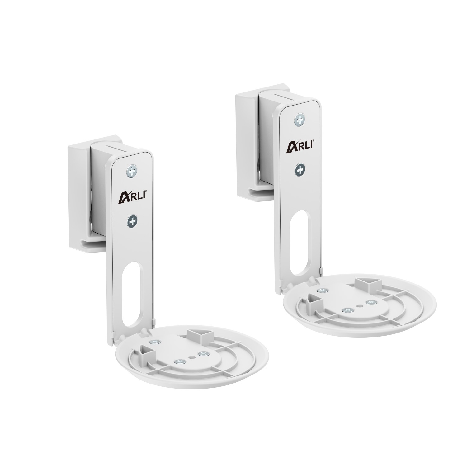 14951-Era100-W-01 2x ARLI Wandhalter für SONOS Lautsprecher Era 100 Wandhalterungen Weiss