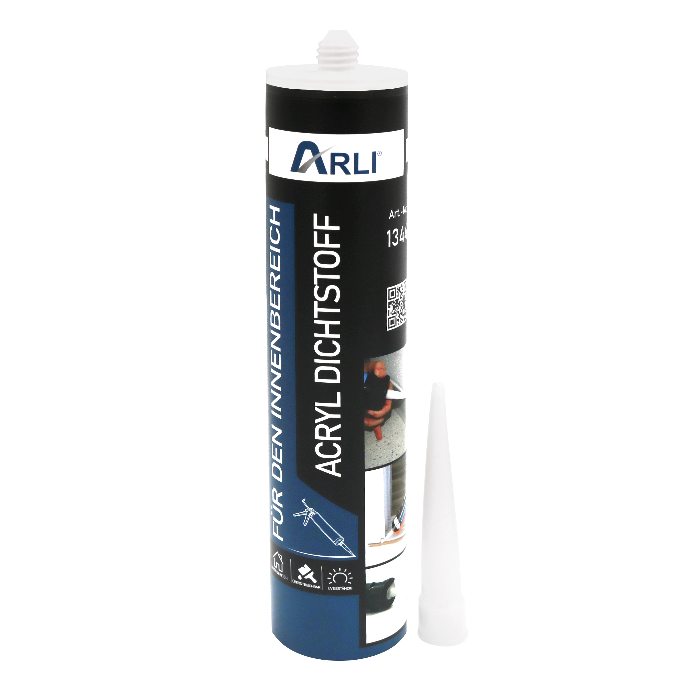 Acryl 310ml Dichtstoff Universal Bauacryl Maleracryl Fugendichter Dichtmasse weiß