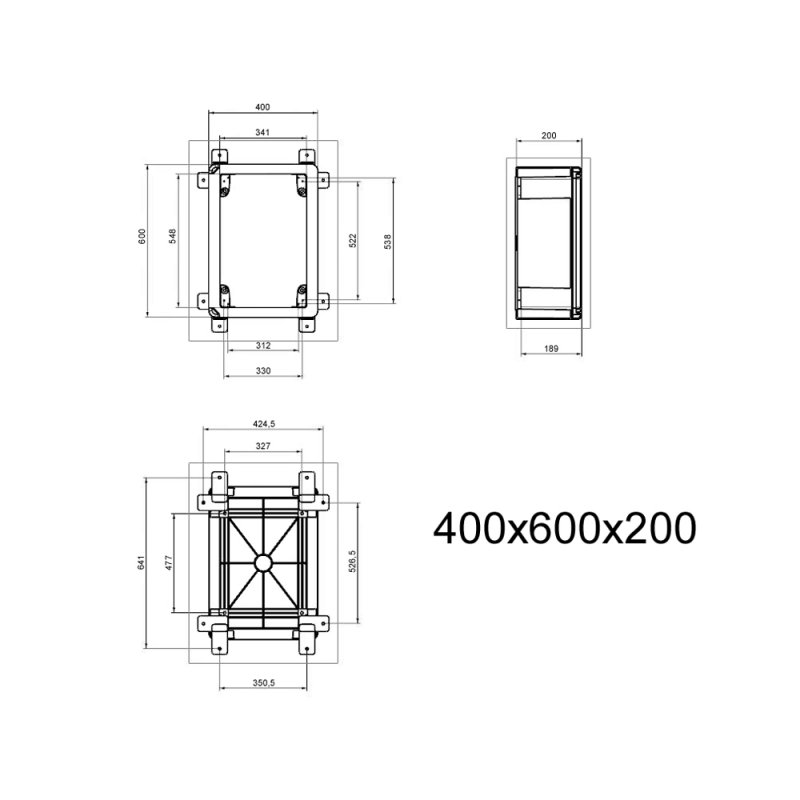 Schaltschrank-Sichttür-Kunststoff-ABS-PVC-verzinkt-IP65-Montageplatte-ARLIwasserdicht garten industrie außen aussen stromverteiler ip65 aufputz sicherungskasten arli verteiler maschinen schrank industrieschran maschinenschrank feuchtraum outdoor indoor ca