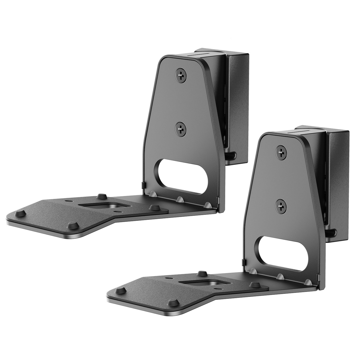 14952-Era300-B-01 2x Wandhalter für SONOS Lautsprecher Era 300 Boxen Halter Wandhalterungen Halterung Schwarz