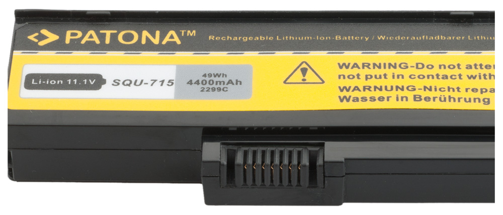 Akku Gateway 2524264 2524265 3UR18650-2-T0036 3UR18650-2-T0037 M-14 4400mAh original arli patona ersatzakku laptop notebook 1BTIZZZ0TAT 1BTIZZZ0TAU 1BTIZZZ0TAV W35078LD SQU-719 SQU-721 934T2960Fa