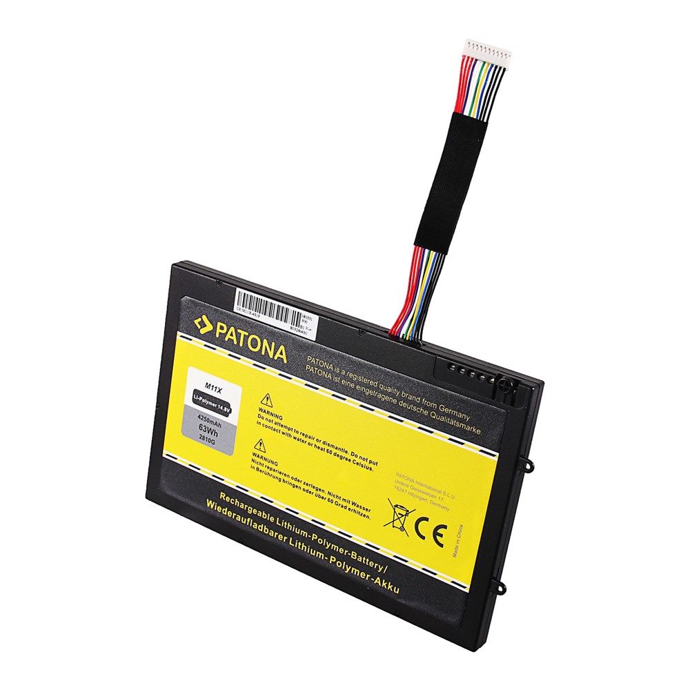 2810-2 Akku Dell Alienware M11x M14x R1 R2 R3 PT6V8 8P6X6 08P6X6 KR-08P6X6 T7YJR P06T 4250 mAh original arli patona ersatzakku laptop notebook batterie battery M11x M11xR1 M11xR2 M11xR3 M14xR1 M14xR2 ersatz akkus