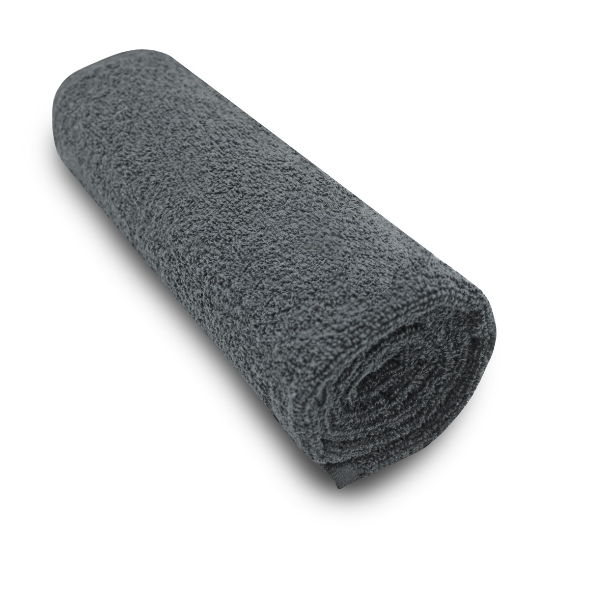 Anthrazit-gerollt-handtuch arli handtuch handtuchset 100% baumwolle 6 handtücher set 6x badehandtuch duschhandtuch weiss schwarz anthrazit grau 50x90 50x100 saugfähig weich flusenfrei kordel auhänger sport frottee sauna fitness premium