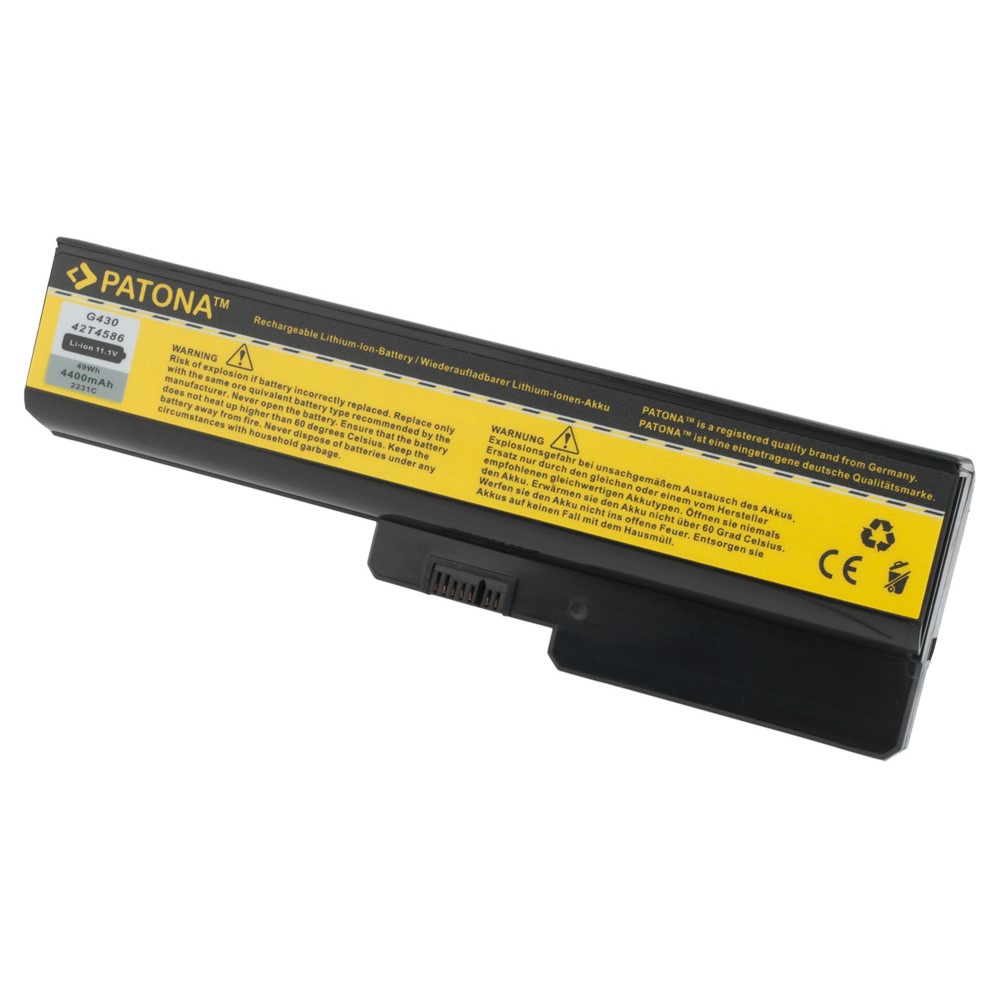 Akku  Lenovo Ideapad 3000 G430 G450 G530 N500 42T4581 L08S6C02 IBM 4400 mAh original arli patona ersatzakku laptop notebook 42T4583 42T4585 42T4586 45K1743 51J0226 57Y6266 L08L6C02 L08O6C02