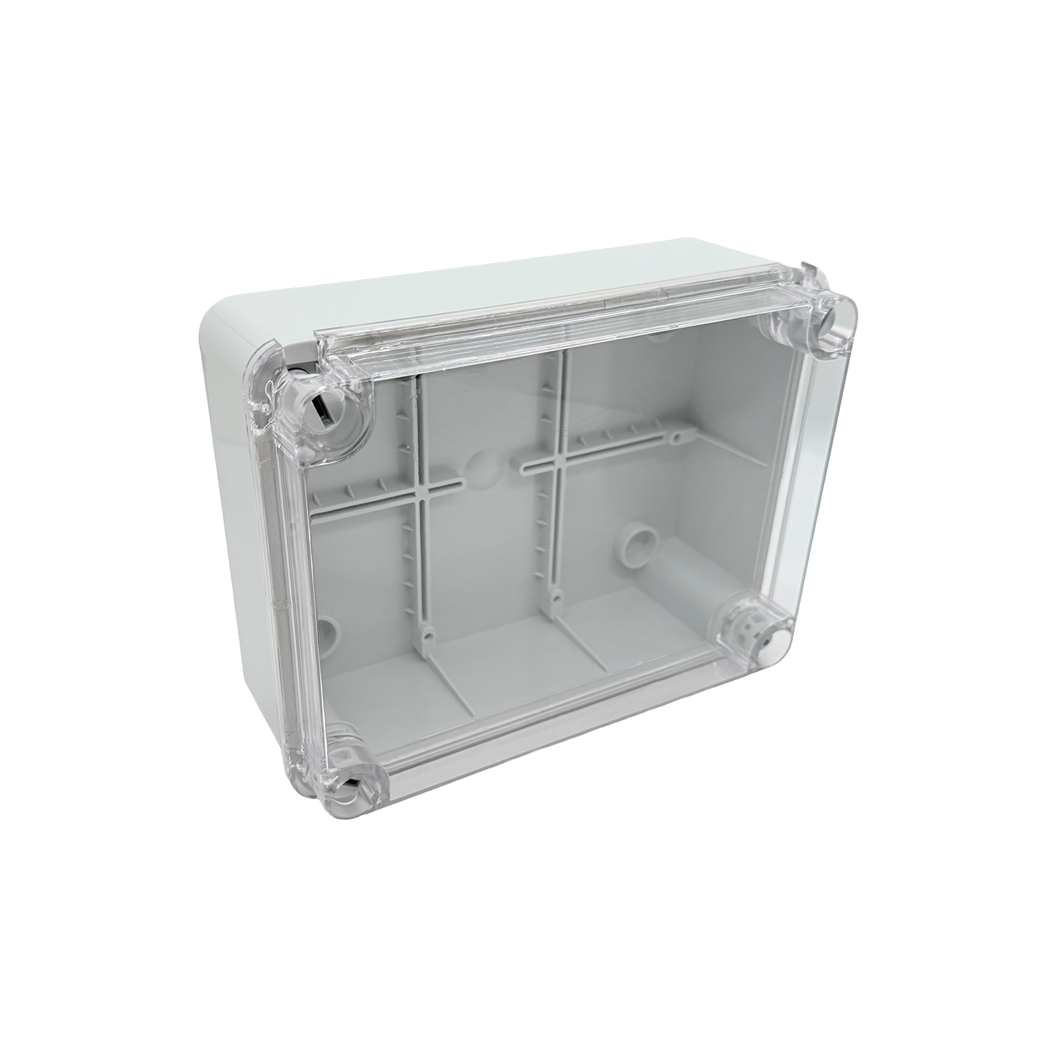 ARLI Abzweigdose IP67 Sichttür 190 x 145 x 80 mm Aufputz Feuchtraumdose transparent Deckel