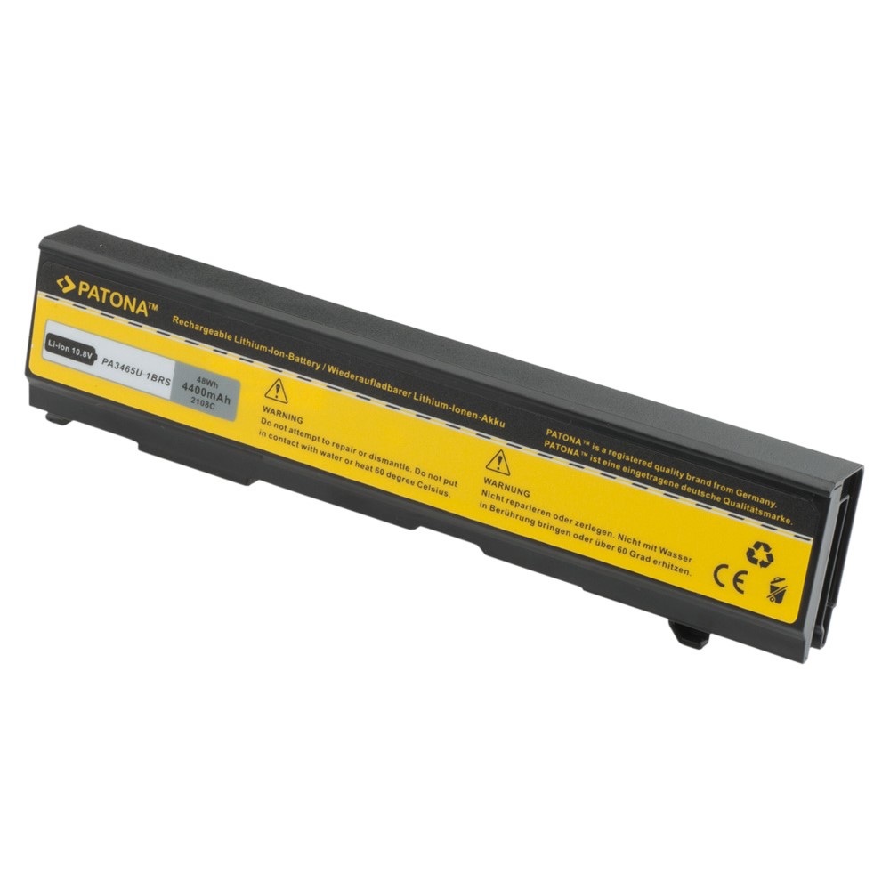 Akku Toshiba L100 Dynabook AX55A TW750LS Equium 173 Satellite 122 Pro 134 4400 mAh original arli patona ersatzakku laptop notebook PA3451U 1BAS 1BRS PA3457U PA3457U PA3465U PABAS067 PABAS069