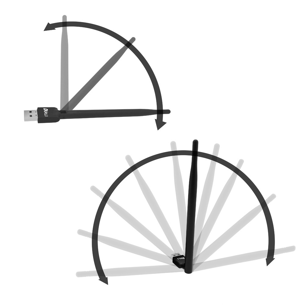 9 ARLI Wifi Stick 150 Mbit mit Antenne hd receiver sat satellitenschüssel ohne festplatte digital digitaler empfänger hdmi mini wlan wifi antenne iotv ip tv digital günstiger einsteiger smart klein keiner ohne türksat ligtv beinspor spor sky astra hotbird b