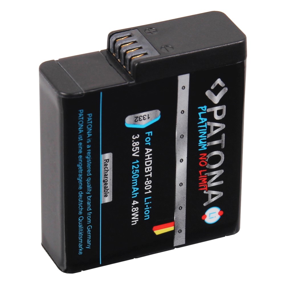 GoPro-Hero5-6-7-8-akku-03 2x 2 x akku GoPro Hero 8 AHDBT-801 Hero 7 AHDBT-701 Hero 6 Hero 5 AHDBT-501 1250mAh Platinum Go Pro 025416 421850 GOP004 IEC 62133 IS 16046 R-41047830 601-10197-00 AABAT-001 ASST1 CHDHX-501 ladegerät charger usb set