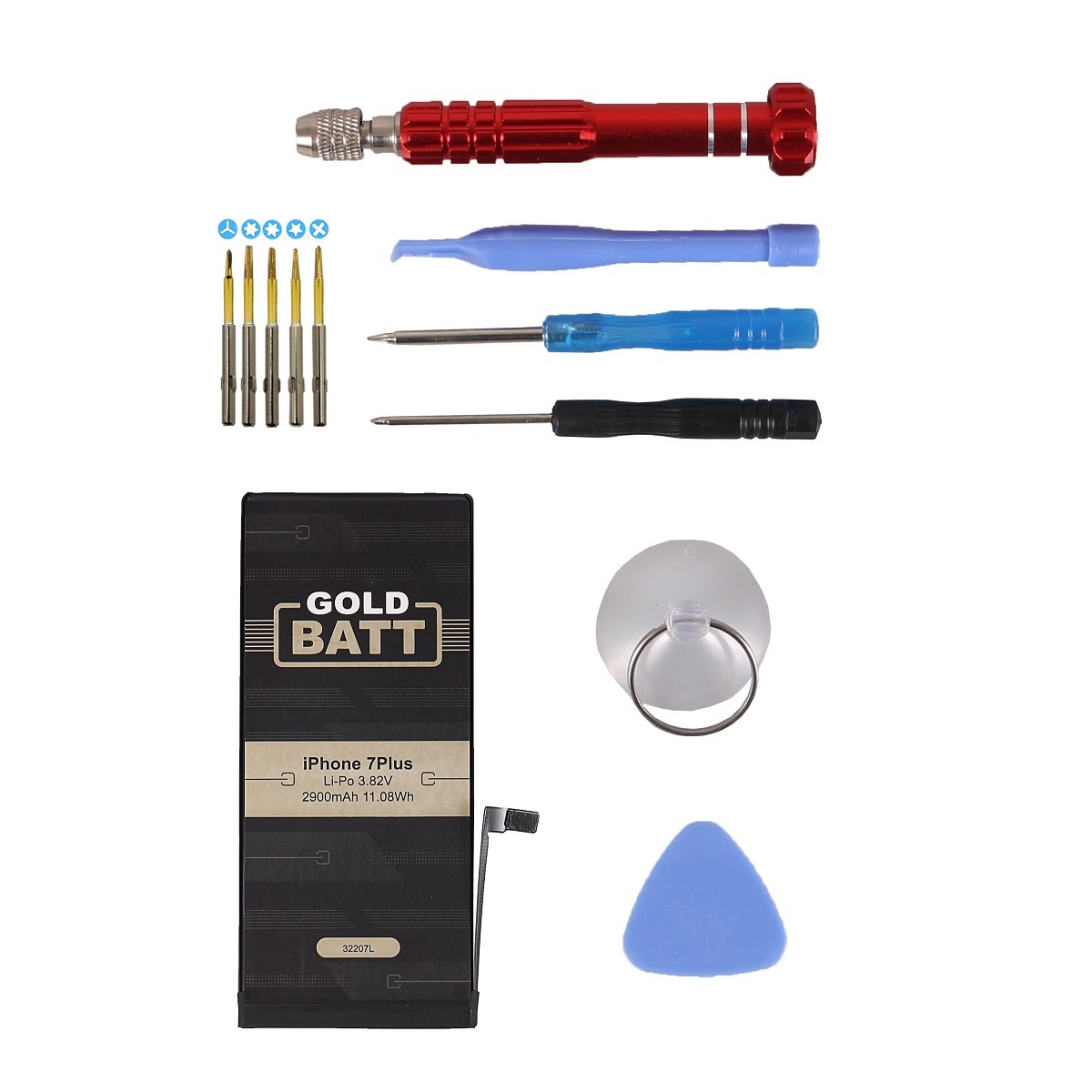 Goldbatt-iPhone-7-plus-Akku-apple-set akku goldbatt apple iphone 7 plus + original premium smartphone kompatibel 100% ersatzakku ersatz batteri battery werkzeugset werkzeug raparatur tool tools 1960 mAh patona i phone deutschland kaufen anleitung zubehör iphone7 7plus