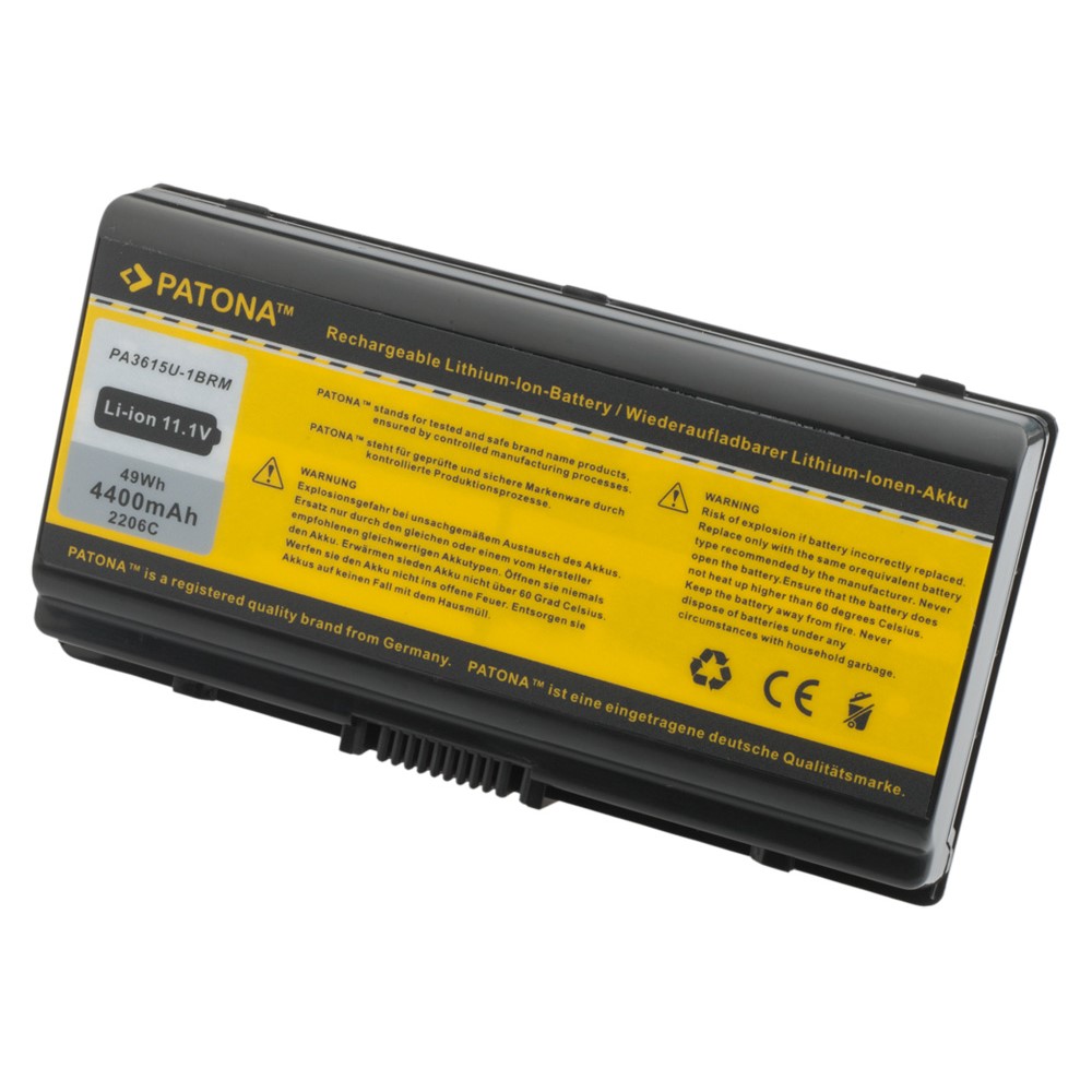 Akku Toshiba L40 Equium Satellite Pro PABAS115 PA3615U1BRM 4400 mAh PA3615U1BRS original arli patona ersatzakku laptop notebook PA3615U-1BRS PA3615U-1BRM L4014I L4013S L40159 L4015C L4018Z L40156 L4017M L40PSL49E