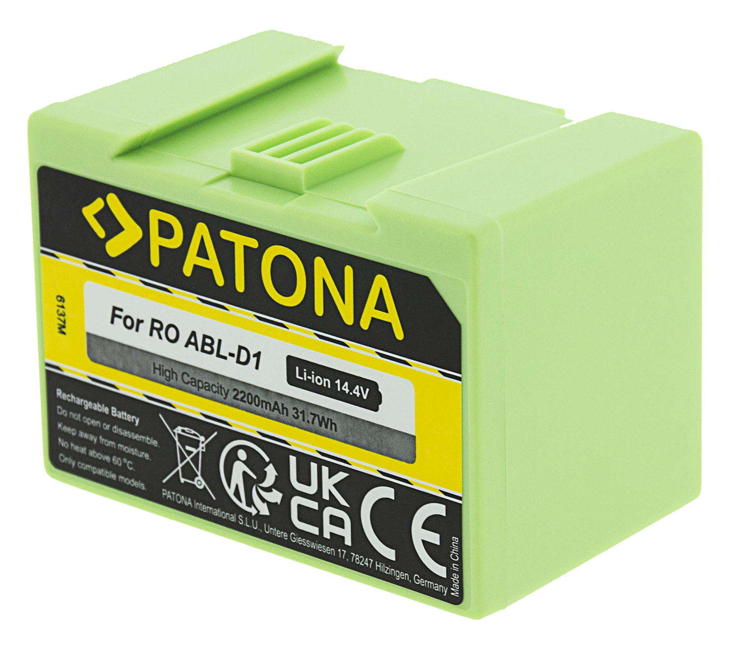 6137-2 Akku für iRobot e5 e6 i3 i4 i7 i3+ i4+ i7+ Serie RO ABL-D1 4INR19/65 PN 4624864 2200mAh