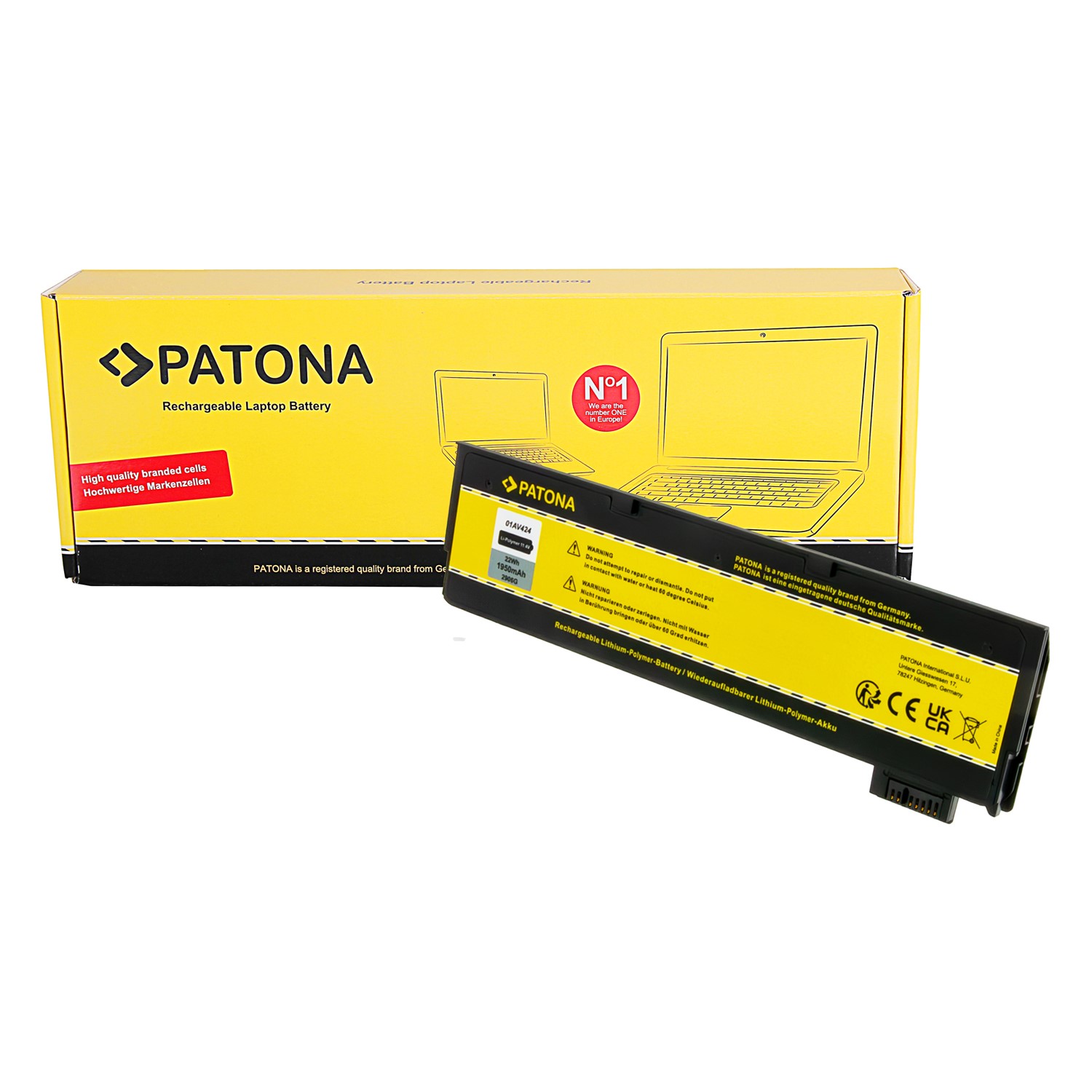 2906-1 Akku für Lenovo Thinkpad T570 A475 01AV424