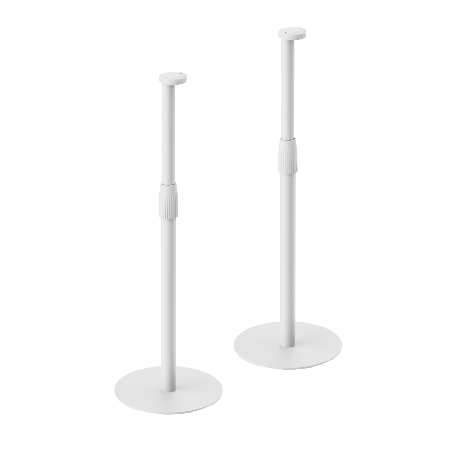 ARLI 2x Lautsprecher Ständer für Sonos Era 100 & 300 höhenverstellbar Standfuss weiß