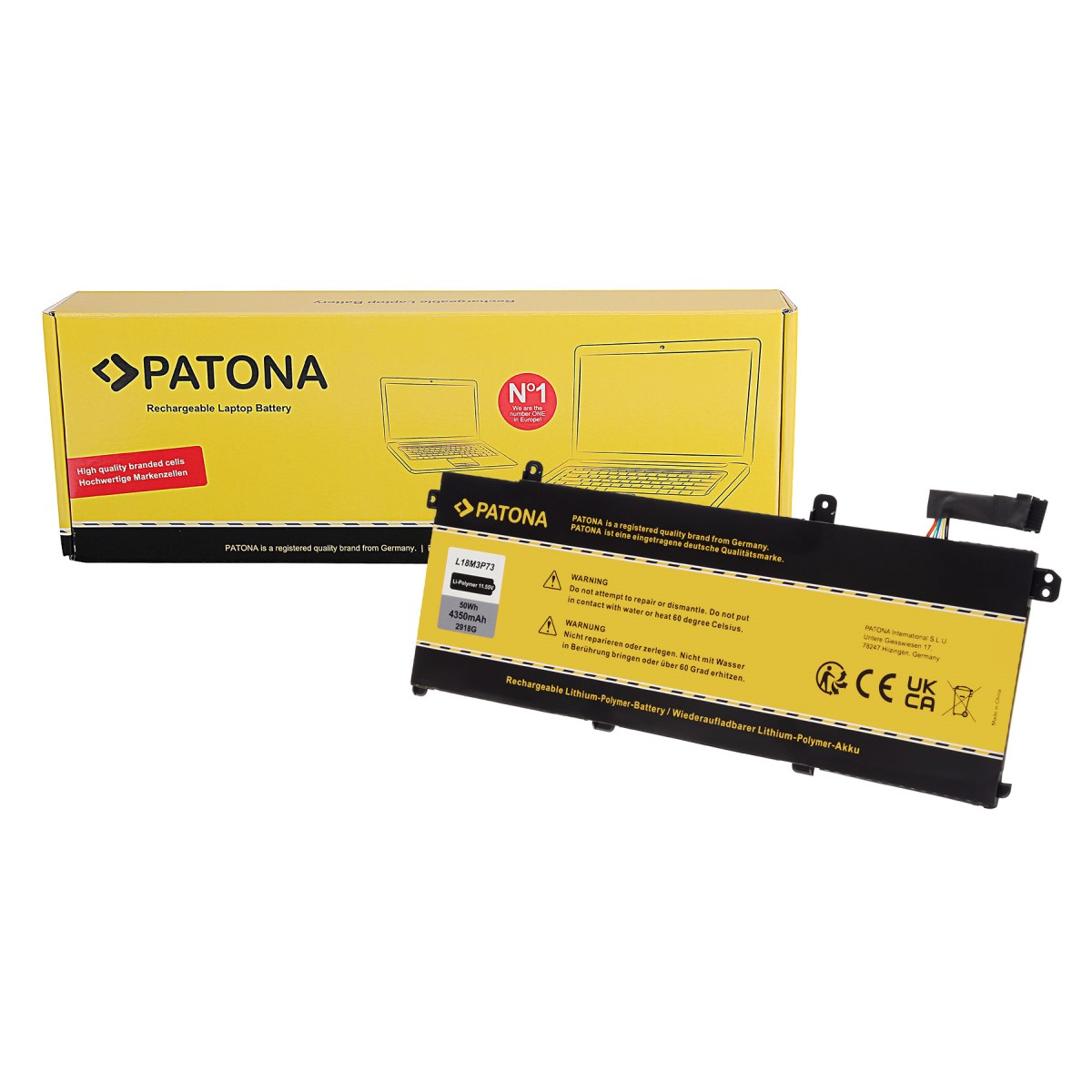 2918-1 Akku für Lenovo ThinkPad T490 P43S T14 Gen1 TP00103G L18M3P73 L18M3P74 L18C3P72