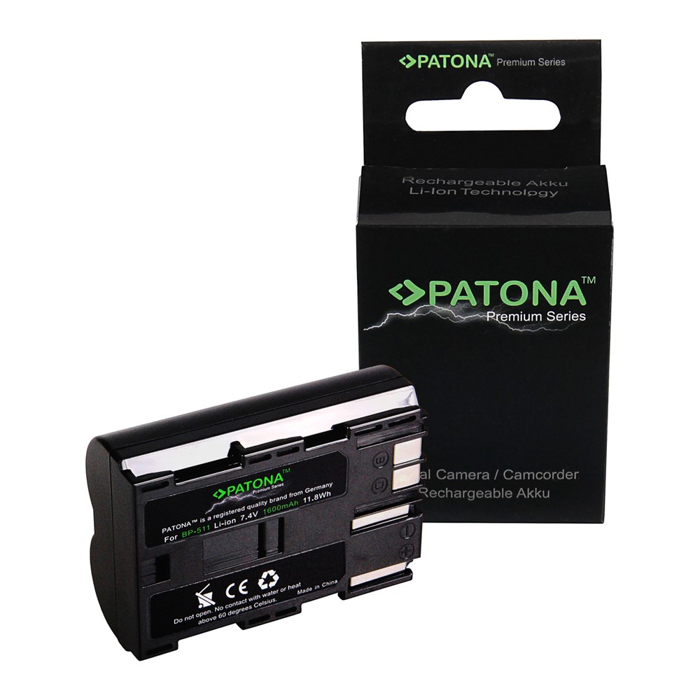 1210-1KLup26Oq8EpGC Akku für Canon BP-508 BP-512 BP-522 BP-535 1600mAh PowerShot G1 G2 G3 G5 Pro 1 90