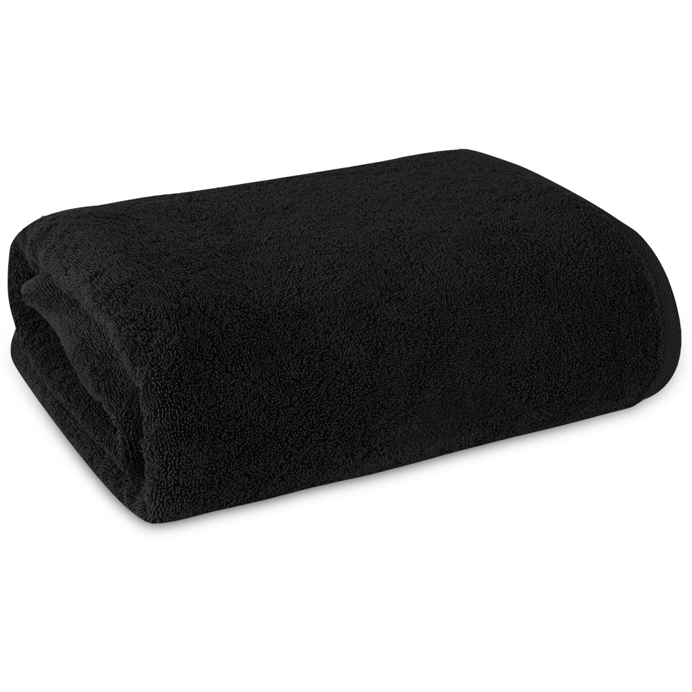 arli-handtuch-schwarz ARLI Handtuch Schwarz - 100% Baumwolle