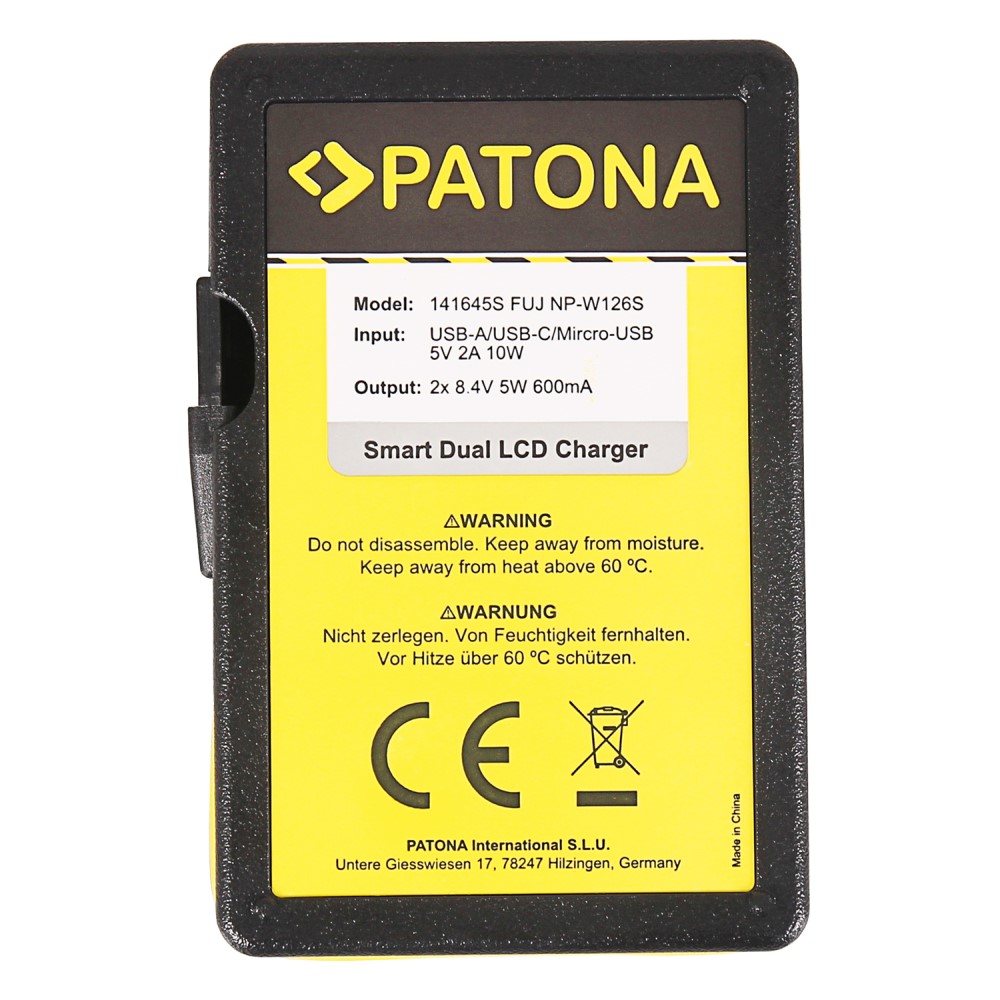 arli patona fujifilm akku battery 2x 2 x akku ladegerät digitalcamera comcorder set Fuji NP-W126S HS33 EXR fujifilm fuji finepix HS30 EXR X-T3 VPB-XT3 Platinum 7,2 Volt 1140mAh1140 mAh NP-W126S NPW-126S NPW126S