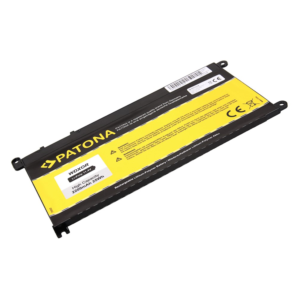 Akku Dell WDXOR Inspiron 13 14 15 17 5368 Latitude 3189 3379 3480 3580 2200 mAh original arli patona ersatzakku laptop notebook 3CRH3 T2JX4 FC92N CYMGM 5368 5378 5379 7368 7378 7460 5565 5567 5568 5578 5579 7560 7570 7573 7579 